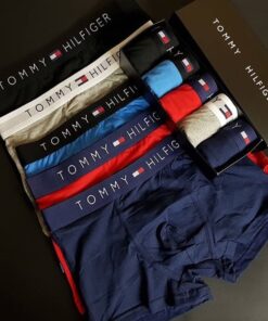 Трусы боксеры мужские Tommy Hilfiger в коробке, набор 5 шт