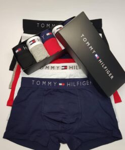 Мужские трусы боксеры Tommy Hilfiger в коробке, набор 5 шт