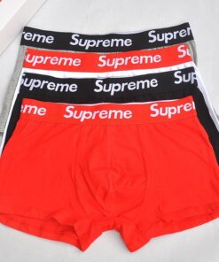 Трусы боксеры мужские Supreme в коробке, набор 5 шт
