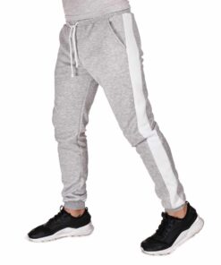 Спортивные штаны, цвет серый с лампасами, на флисе, осень-зима.