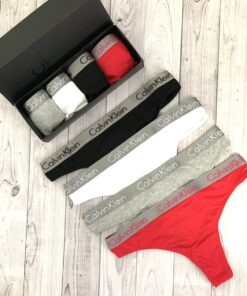 Женские трусики стринги Calvin Klein в коробке, набор 10 шт.