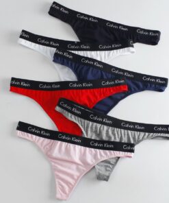 Женские трусики стринги Calvin Klein в коробке, набор 10 шт