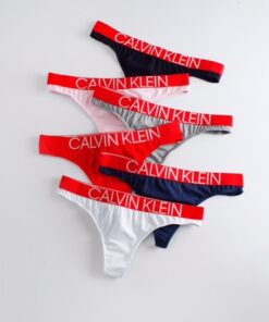 Женские трусики стринги Calvin Klein в коробке, набор 10 шт.