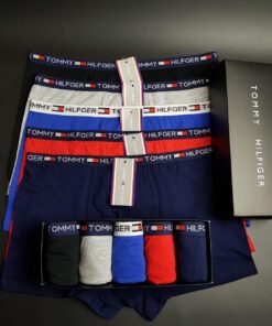 Мужские трусы боксеры Tommy Hilfiger в коробке, набор 5 шт