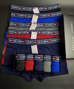 Мужские трусы боксеры Tommy Hilfiger в коробке, набор 5 шт