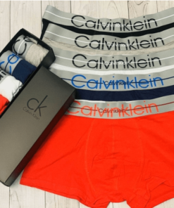 Мужские трусы боксеры Calvin Klein в коробке, набор 5 шт