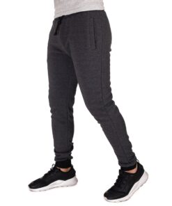 Спортивные штаны, цвет графит, утепленные на флисе, осень-зима.