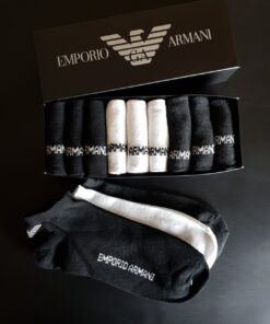 Набор 9 шт носков. Мужские короткие носки Armani.