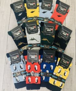 Набор 12 шт. Разноцветные высокие мужские носки.