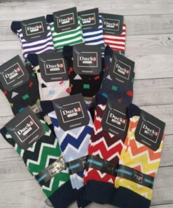 Набор носков 12 шт. Цветные высокие мужские носки. Турция