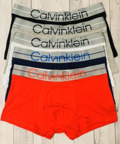 Набор мужских трусов боксеров Calvin Klein в коробке, набор 5 шт
