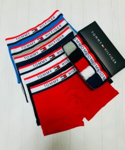 Набор 5 шт. Трусы боксеры мужские Tommy Hilfiger в коробке.