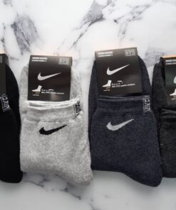 Набор носков 12 шт. Мужские махровые, зимние носки Nike