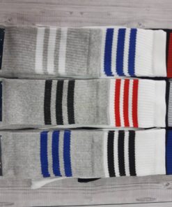 Набор носков 12 шт. Высокие цветные мужские носки.