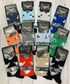 Набор 12 пар. Высокие цветные носки. Носки с животными, с собакой.