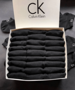 Набор 30 шт носков. Мужские и женские носки Calvin Klein, цвет черный.
