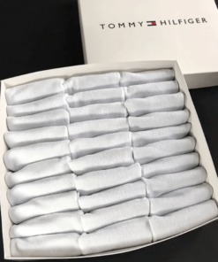 Набор 30 шт носков. Мужские носки Tommy Hilfiger, цвет белый.