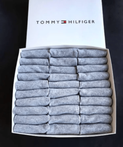 Набор 30 шт носков. Мужские носки Tommy Hilfiger, цвет серый.