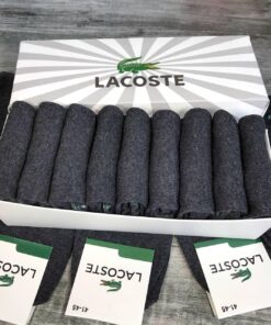 Набор 9 шт носков. Мужские короткие носки Lacoste.