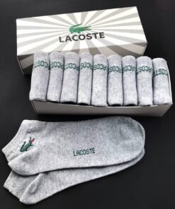 Набор 9 шт носков. Мужские короткие носки Lacoste.