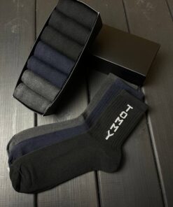 Набор 7 пар в коробке. Мужские высокие носки Tommy Hilfiger