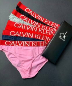 Набор 5 шт. Женские трусики слипы Calvin Klein в коробке