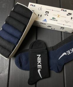 Набор 7 пар в коробке. Мужские высокие носки Nike