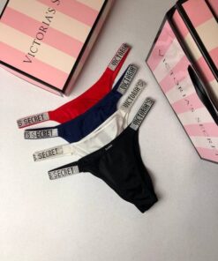 Женские трусики бразильяны Victoria’s Secret. Набор из 4 шт.