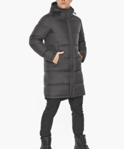 Зимняя мужская и подростковая длинная куртка Braggart