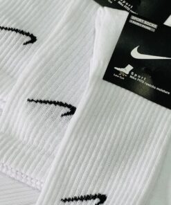 Высокие белые мужские носки Nike для большого тенниса.