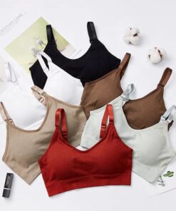 Женский и подростковый бюстгальтер бесшовный, спортивный топ.